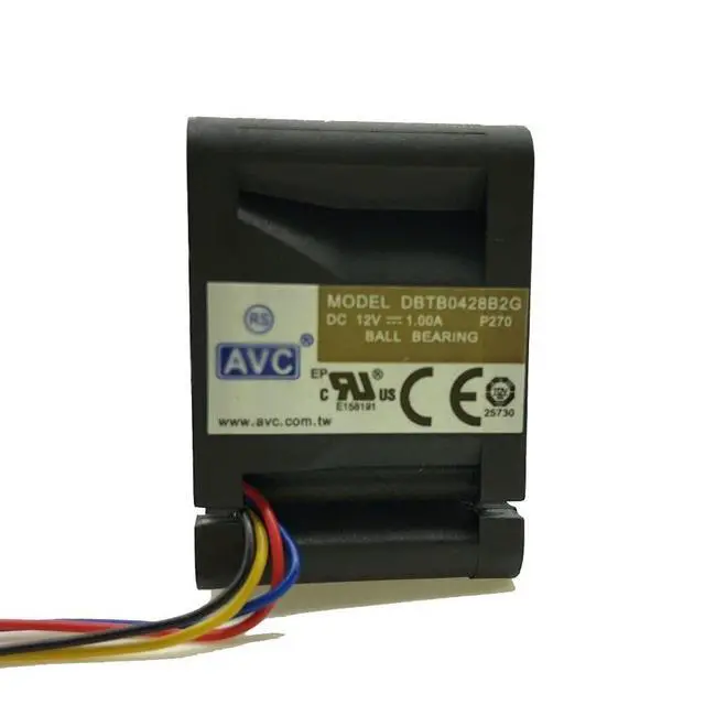 Alt view image 4 of 4 - CCBBAA 10pcs 40mm Powerful Cooling Fan for AVC 4028 12V 1A DBTB0428B2G high Speed Server Fans 404028mm Dual Ball Bearing 4pin PWM