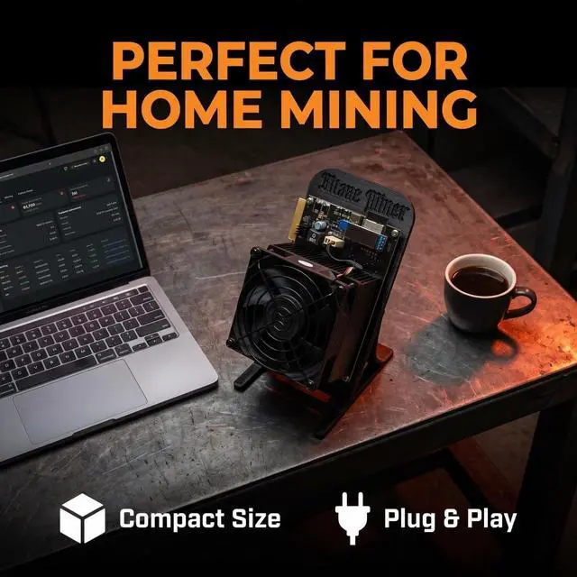 Alt view image 5 of 5 - Bitcoins Miner Bitaxes Supra Hex 703 Solo BTC Crypto Miner BM1368 6Chips 4.2TH/S 2.4GHz WiFi Asic Miner Home Use 110W, Black