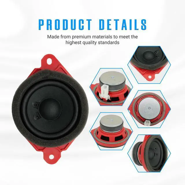 Alt view image 4 of 5 - NOVAPARTS Speaker for 2013-2025 Mazda 3 CX-30 CX-5 CX-50 CX-9 Instrument Panel Speaker GKK866960 GKK8-66-960