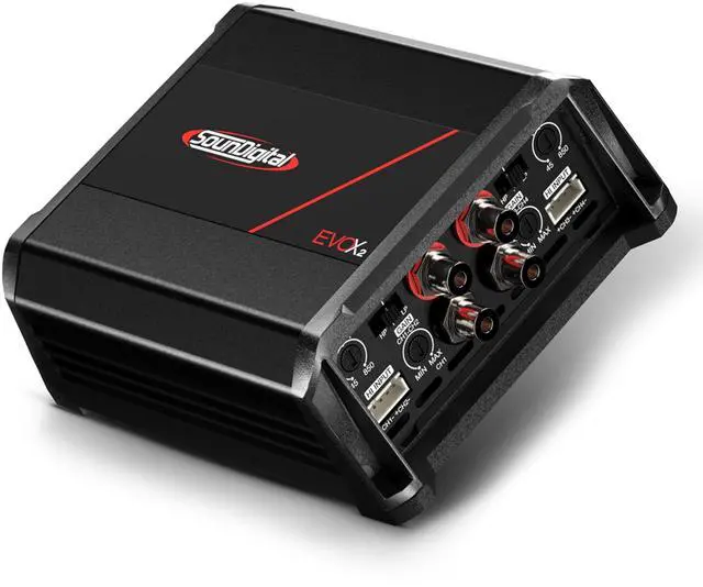 Alt view image 5 of 5 - SounDigital EVOX2 800.4-4 Ohm 4-Channel 800W RMS Bridged Power Car Amplifier