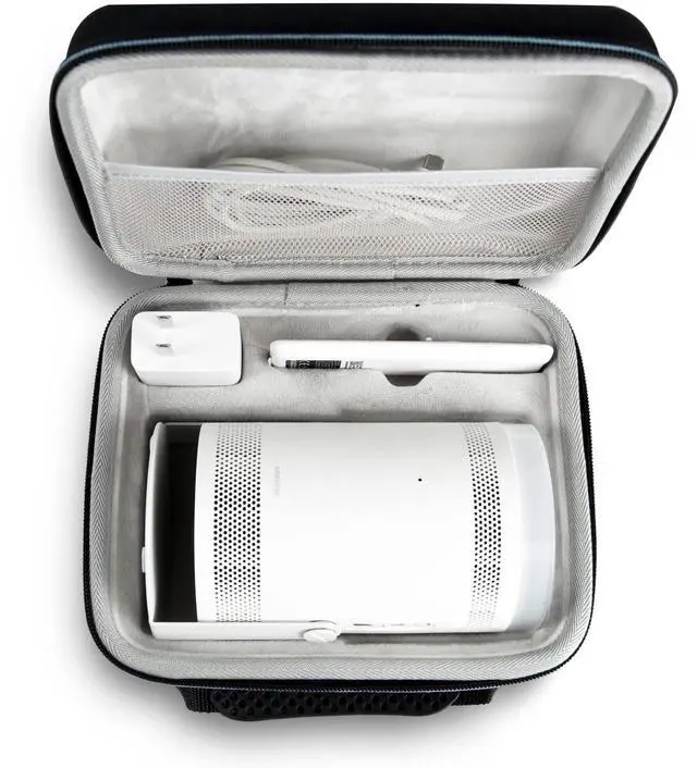 Main image of XINGFUDAO Projector Carrying case Compatible with Samsung the freestyle, Hard EVA Portable Storage Case Perfectly fits with The Freestyle Projector & The Freestyle 2nd Gen Projector (Black1)