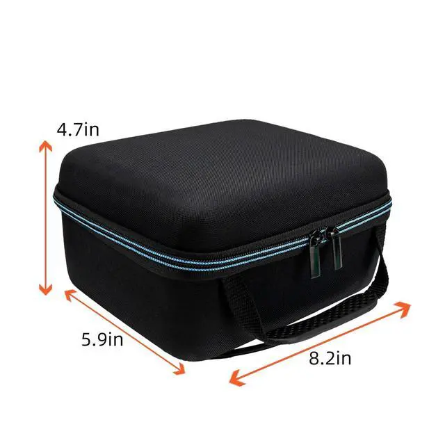 Alt view image 5 of 5 - XINGFUDAO Projector Carrying case Compatible with Samsung the freestyle, Hard EVA Portable Storage Case Perfectly fits with The Freestyle Projector & The Freestyle 2nd Gen Projector (Black1)