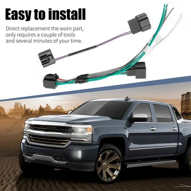 Alt view image 4 of 5 - Vkinman ANC Defeat Harness 6G-BZT/ANC Adapter Kit, Replacement for 2014-2018 Chevrolet Silverado Sierra Camaro Colorado Corvette Bose System Add Amp Integration