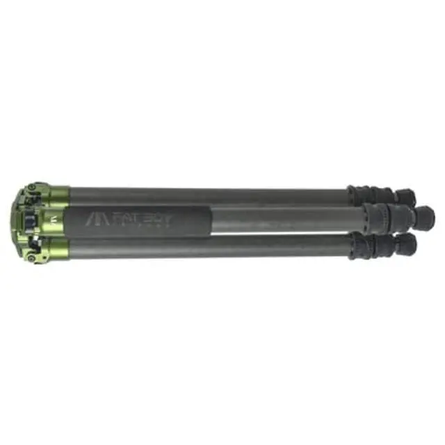 Alt view image 2 of 5 - Fatboy Tripods Traverse 3 Section Tripod - Carbon Fiber and Aluminum Tripod with Durable Frame, Lightweight, Stable, Bubble Level, Adjustable Legs, and Hands-Free Operation for Hunting, Shooting