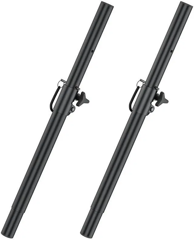 Main image of Rimous Heavy-Duty Speaker Pole for Subwoofer with Height Adjustable Subwoofer Pole Mounts Fits M20 Threaded Mount and 35mm Mount Speaker Extender with M20 to 35mm Adapter Load Capacity 121LBS, 2 Pack