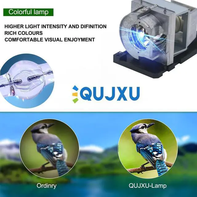Alt view image 2 of 5 - QUJXU BL-FU260B Projector Lamp Module for OPTOMA X320UST X320USTI and Smart Board U100 U100w and NEC NP-U321H NP-U321H-WK NP-U321Hi-TM NP-U321Hi-WK