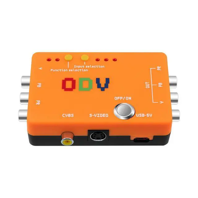 Alt view image 3 of 5 - Mcbazel ODV-II Component/AV/CVBS/S-Video to Component Converter for Retro Gaming Console, Not Compatible with RGB Signals
