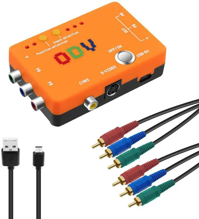 Main image of Mcbazel ODV-II Component/AV/CVBS/S-Video to Component Converter for Retro Gaming Console, Not Compatible with RGB Signals