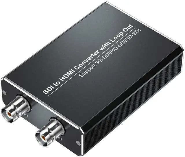 Main image of MISOTT SDI to HDMI Converter with Loop Out, 1080P HDMI Adapter - Compatible with 3G/HD/SD-SDI, Auto Format Detection and Audio De-embedder