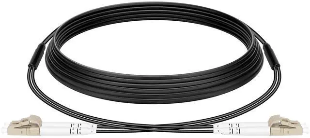 Main image of LC to LC Fiber Patch Cable Multimode 75m/245ft,2 Core TPU Outdoor Fiber Optic Cable Armored 50/125um OM3 Duplex Fiber Optic Cable OD-4mm,UPC Fiber Optic Internet Cable