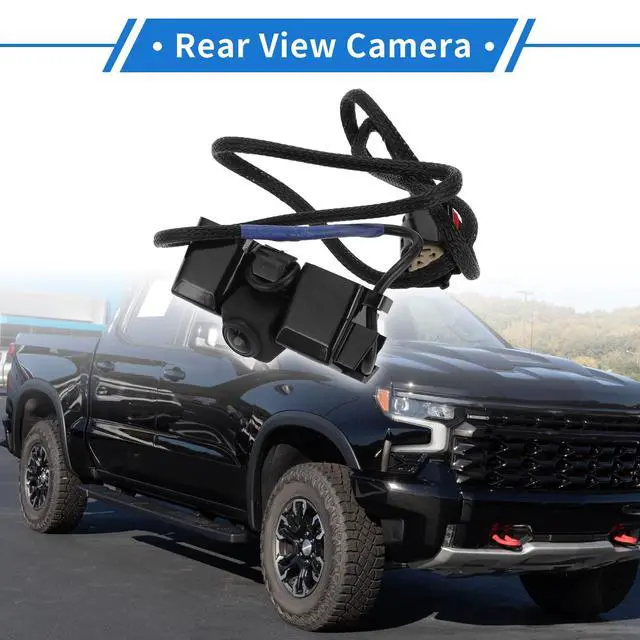 Alt view image 2 of 5 - VekAuto 1 Pcs Rear View Camera for Chevrolet Silverado for GMC Sierra 1500 14-15 / for 2500 3500 2015 License Plate Park Assist Camera Backup Reverse Camera