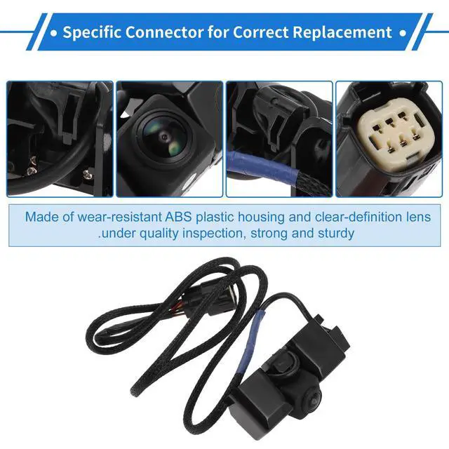 Alt view image 4 of 5 - VekAuto 1 Pcs Rear View Camera for Chevrolet Silverado for GMC Sierra 1500 14-15 / for 2500 3500 2015 License Plate Park Assist Camera Backup Reverse Camera