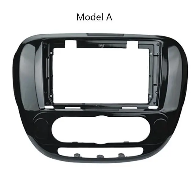 Alt view image 2 of 4 - Fits for Kia Soul 2014-2018 Car Radio Stereo Fascia Frame Double DIN 9 inch Dash Installation Mounting Kit