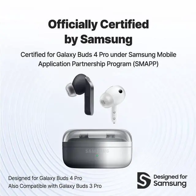 Alt view image 2 of 5 - AZLA MAX for Galaxy Buds 4/3 Pro Ear Tips - Samsung-Certified Ear Tips
