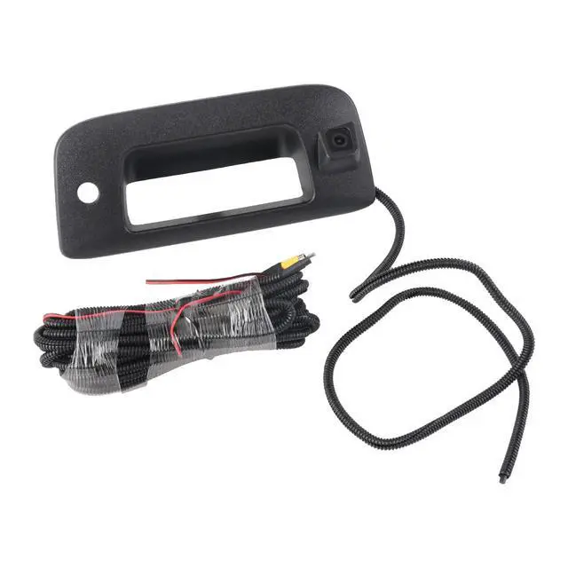 Alt view image 5 of 5 - DYRDINSHOW Tailgate Handle Backup Rear View Camera for Chevy Silverado GMC Sierra 1500 2007-2013 2500/3500 Heavy Duty 2007-2014 Reverse Cameras Black GMC Sierra 1500
