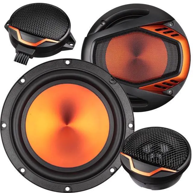 Alt view image 2 of 5 - STX Audio 1300W 6.5-Inch 2-Way Car Audio Component Speakers System - 2 Pairs
