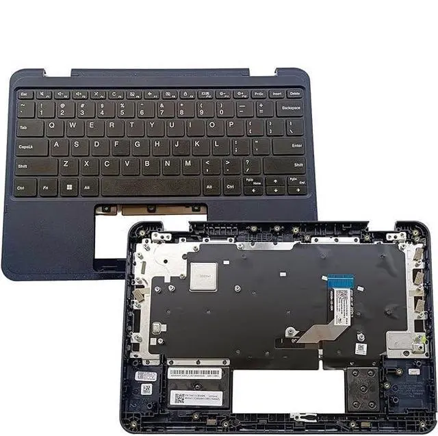 Main image of Lyinsen Replacement for Lenovo Windows 500w 300w Gen 3 Laptop Upper Case Palmrest Keyboard Assembly Part 11.6" 5M11C85685 5M11C85686 5M11C85684 Top Cover Black