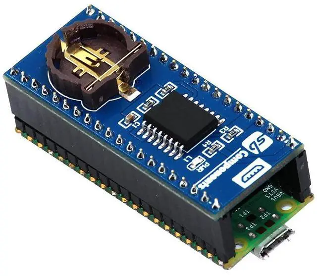Main image of sb components Raspberry Pi Pico Board with Pico RTC HAT Raspberry Pi Real-Time Clock Expansion Module for Raspberry Pi Pico, Raspberry Pi Pico Kit