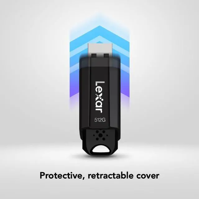Alt view image 4 of 5 - Lexar 512GB JumpDrive S80 USB 3.2 Gen 1 Flash Drive, External Storage, Up to 150MB/s Read, Black (LJDS080512G-BNBNU)
