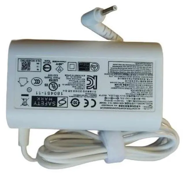 Main image of XTQ Charger White 48W 19v 2.53a ADS-48MS-19-2 19048E EAY65249001 Round tip Size 3.0mm * 1.0mm Compatible with lg Gram 13.3" 14" 15" 16" 17" Series +Black Power Cable