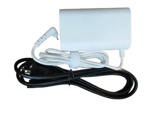 Alt view image 3 of 4 - XTQ Charger White 48W 19v 2.53a ADS-48MS-19-2 19048E EAY65249001 Round tip Size 3.0mm * 1.0mm Compatible with lg Gram 13.3" 14" 15" 16" 17" Series +Black Power Cable