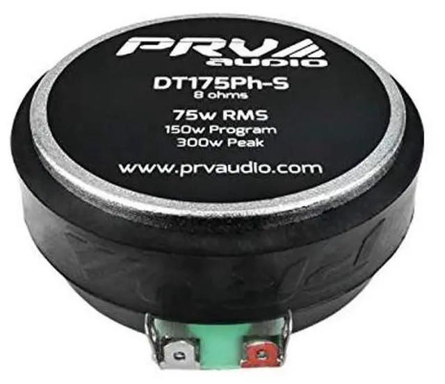 Alt view image 3 of 5 - PRV AUDIO DT175Ph-S 1" Exit Screw-On Horn 75 Watts RMS 8 Ohms 1" VC Pro Audio 108dB Phenolic Compression Driver (Single)