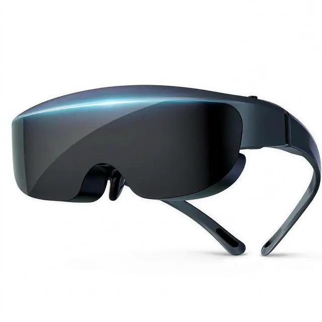 Main image of Denash AR Glasses, 1080P OLED Display, 3000-Nit Ultra-Bright, Up to 400" Virtual Screen, 0-600 Myopia Adjustment, Immersive XR Glasses Built-in Speakers for iOS & Android