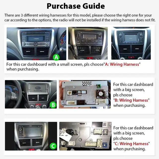 Alt view image 4 of 5 - Joying Car Radio for Subaru Forester 2008-2012 & Impreza WRX 2007-2011, 9 Inch IPS Touchscreen Car Stereo 8GB+128GB with Wireless Carplay & Android Auto, GPS Navigation, Bluetooth 5.0(JY-ST001N