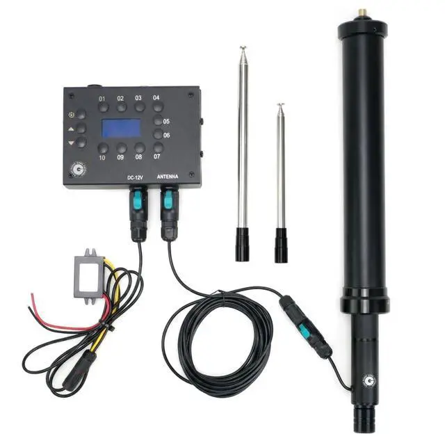 Alt view image 2 of 5 - Gabil GRA AT330T Motorized HF Mobile Antenna 3.5 to 50 MHz, UHF Connector