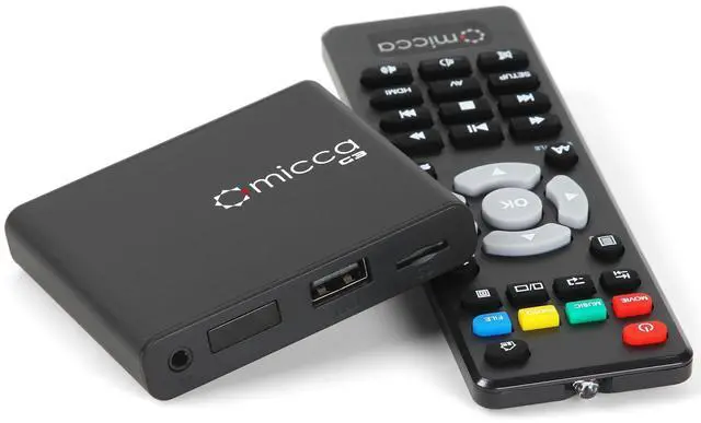 Main image of Micca G3 2K Quad-HD Digital Media Player for USB Drives and MicroSD Cards, Digital Signage, H.265/HEVC H.264/AVC MP4 MKV Videos MP3 Music JPG Photos, 4K HDMI, Analog AV, Auto Play and Resume