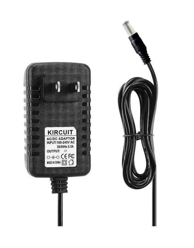 Main image of Kircuit 12V AC/DC Adapter Compatible with Department Dept 56 Haunted Mansion 56. 54935 56. 34050 Original Snow Village Handpainted Ceramic Halloween House TF 12100 TF12100 GJE-AD48-121 Power Supply