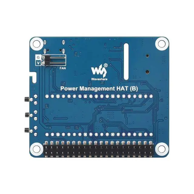 Alt view image 2 of 5 - Coolwell Power Management HAT for Raspberry Pi Series Board, Onboard RTC & Buck-Boost DC Chip,Supports Charging and Power Output at The Same Time
