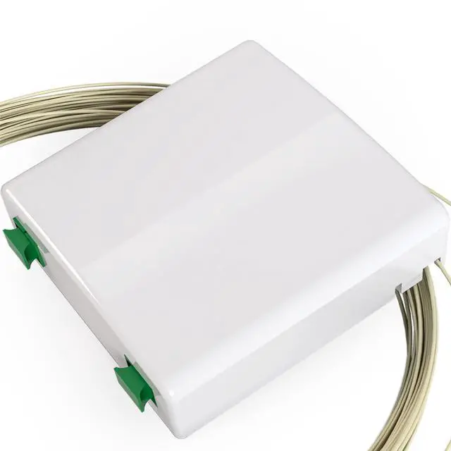 Main image of FTTH Termination Box SC/APC with SC/APC/SM G657A2 / Simplex 4.0mm - Fiber Optics 15M LSZH Pigtail