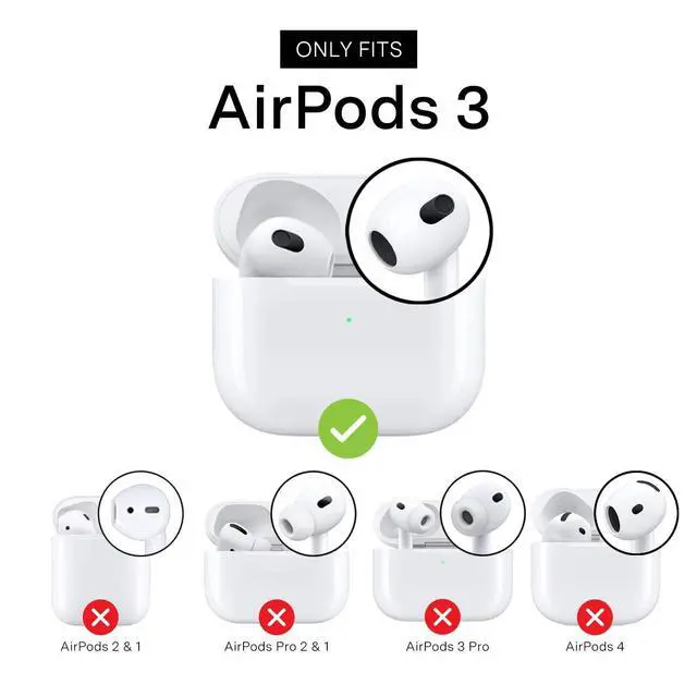 Alt view image 2 of 5 - Velvet Caviar Compatible with AirPods 3rd Generation Case with Keychain - Cute Protective Hard AirPod 3 Cases for Women - Snoopy Moods