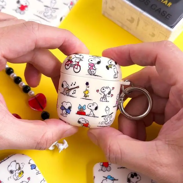 Alt view image 3 of 5 - Velvet Caviar Compatible with AirPods 3rd Generation Case with Keychain - Cute Protective Hard AirPod 3 Cases for Women - Snoopy Moods