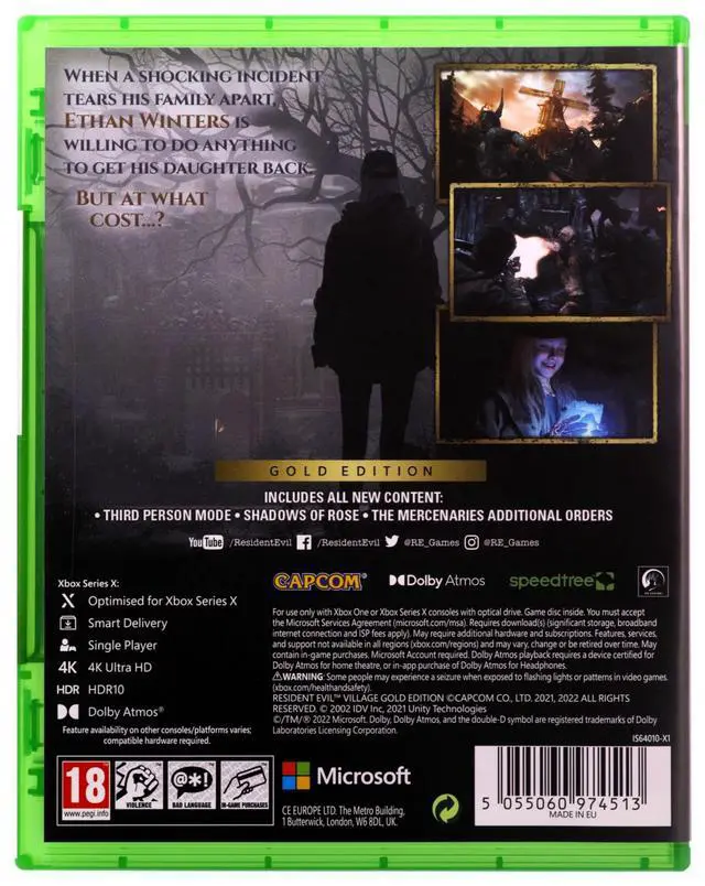 Alt view image 2 of 2 - Capcom Resident Evil Village (Gold Edition)