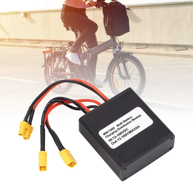 Alt view image 3 of 5 - Dual Battery Parallel Module Adapter, Professional Efficient Double Battery Discharge Converter, Voltage Regulator, Current Manager, Safe Discharge System for Cars, Motorcycles, Electric Tools,
