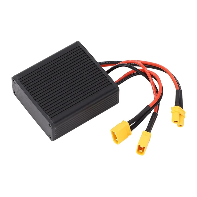 Alt view image 4 of 5 - Dual Battery Parallel Module Adapter, Professional Efficient Double Battery Discharge Converter, Voltage Regulator, Current Manager, Safe Discharge System for Cars, Motorcycles, Electric Tools,