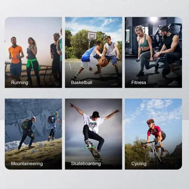 Alt view image 5 of 5 - Zopsc Bone Conduction Headphones Bluetooth 5.3 Open Ear, 11Hrs Playtime Sweat Wireless Sport Earphones, with Earplugs for Running Cycling Work
