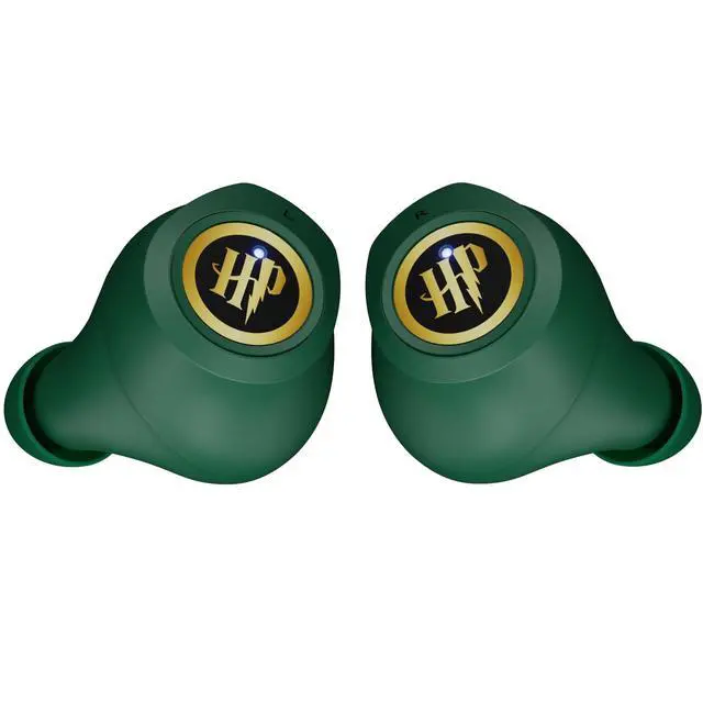 Alt view image 2 of 5 - iJoy Harry Potter Slytherin Wireless Bluetooth Earbuds with Charging Case, Built-in Mic, 30 Hr Playtime, Officially Licensed ^^ Harry Potter Gifts for Women, Men, Teens, Kids & All Fans of Slyt