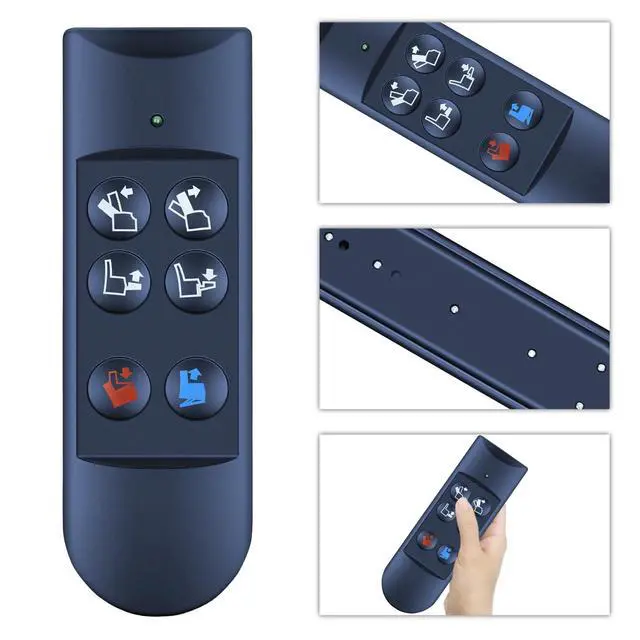 Alt view image 4 of 5 - RYQIF Replacement Remote Control Compatible for Golden Tech Lift Chair Infinite Position Hand Control PR-502 ZK756HCL