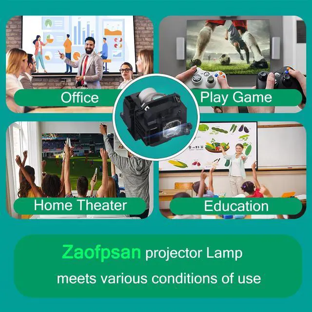 Alt view image 2 of 5 - Zaofpsan NP23LP / 100013284 Replacement Projector Lamp for NEC NP-PE501X NP-P501X NP-P451XJL NP-P451X NP-P451WJL NP-P451W NP-P401WJL NP-P401W Bulb with Housing