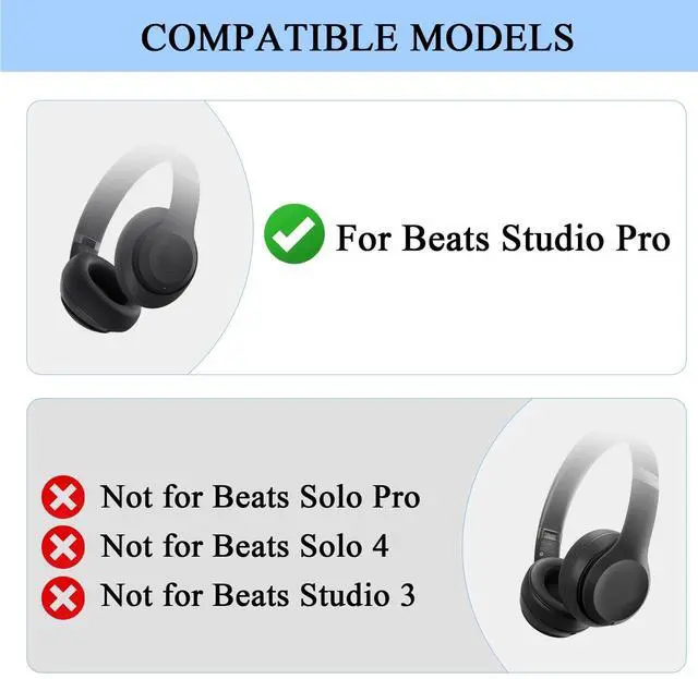 Alt view image 2 of 5 - Studio Pro Replacement Headband & Hinge Replacement for Beats Studio Pro Headphone,Durable Parts Accessories Repair Kit Set(Sandstone)