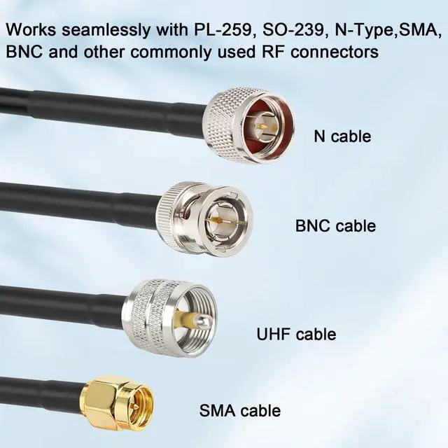 Alt view image 3 of 5 - RG58 Coaxial Cable - 50 Ohm Shielded Cable for RF Communication, Ham Radio, and Antenna Applications 200FT