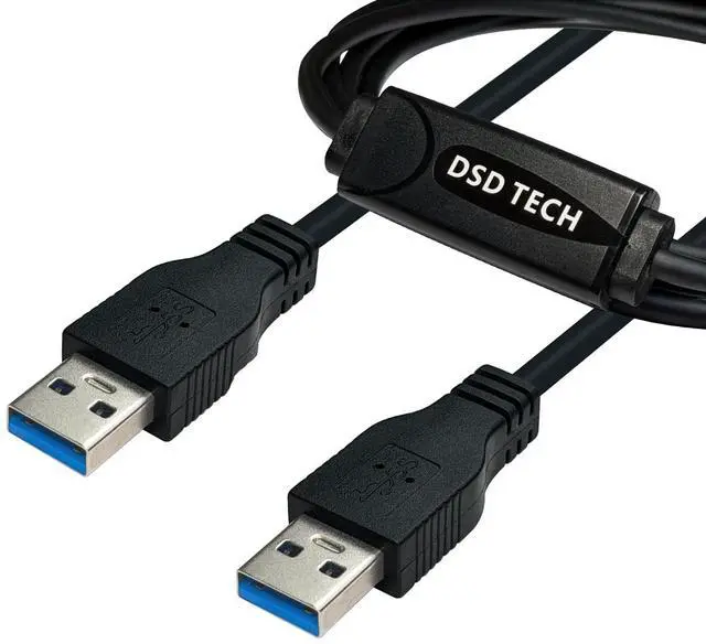 Alt view image 5 of 5 - DSD TECH SH-K03A USB 3.0 Data Link Cable, 5Gbps Fast File Transfer & KM Sharing, Win and Mac, 10ft