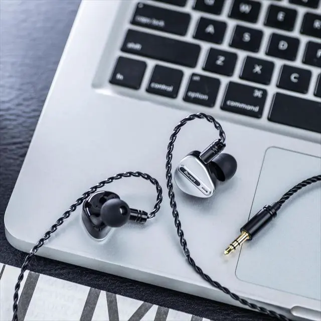 Alt view image 4 of 5 - Linsoul Kiwi Ears Airoso in Ear Monitor,1DD+4BA Hybrid Driver IEM Earphones, Gaming Earbuds, HiFi Stereo Wired Earbuds with Detachable 2Pin Cables for Audiophiles Musicians
