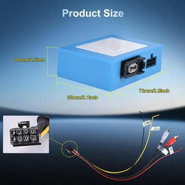 Alt view image 4 of 5 - Volxcereo Fiber Optic Decoder Most Box for Mercedes Benz ML/GL/R/CLS/SLK Class and Compatible for Porsche Cayenne BMW VW Touareg