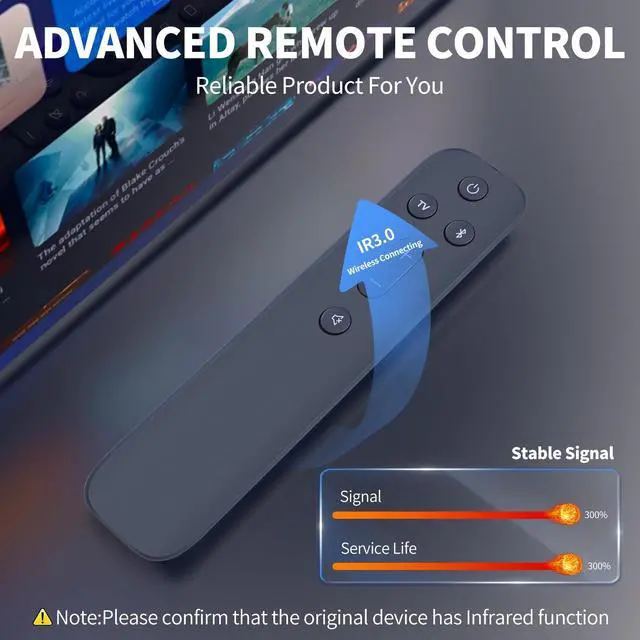 Alt view image 4 of 5 - FQOUG Replacement Remote Control for JBL Bar 2.0 Soundbar 80 Watts Bar Studio 2.0 Channel Sound Bar, Models JBLBAR20AIOBLKAM