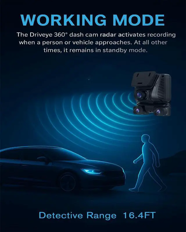 Alt view image 2 of 3 - Dash Cam Type-C Hardwire Kit with Radar Detection,12V-24V to 5V/3A, with Low Voltage Protection, 24 Hour Radar Detection Parking Monitoring(DK2)