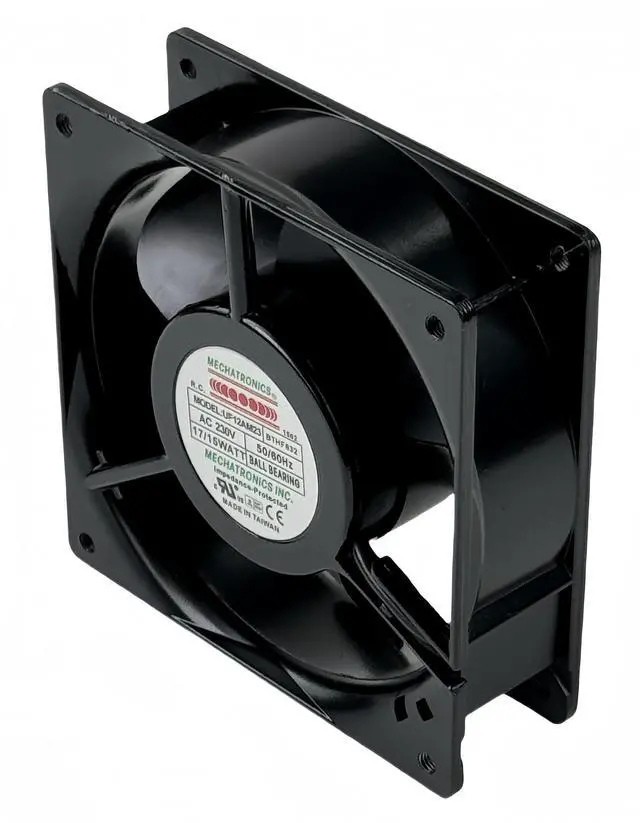 Alt view image 5 of 5 - for Mechatronics Cooling Fan UF12AM23-BTHR-F832 120x120x38mm AC230V 17/15W High Speed Fan 50/60Hz